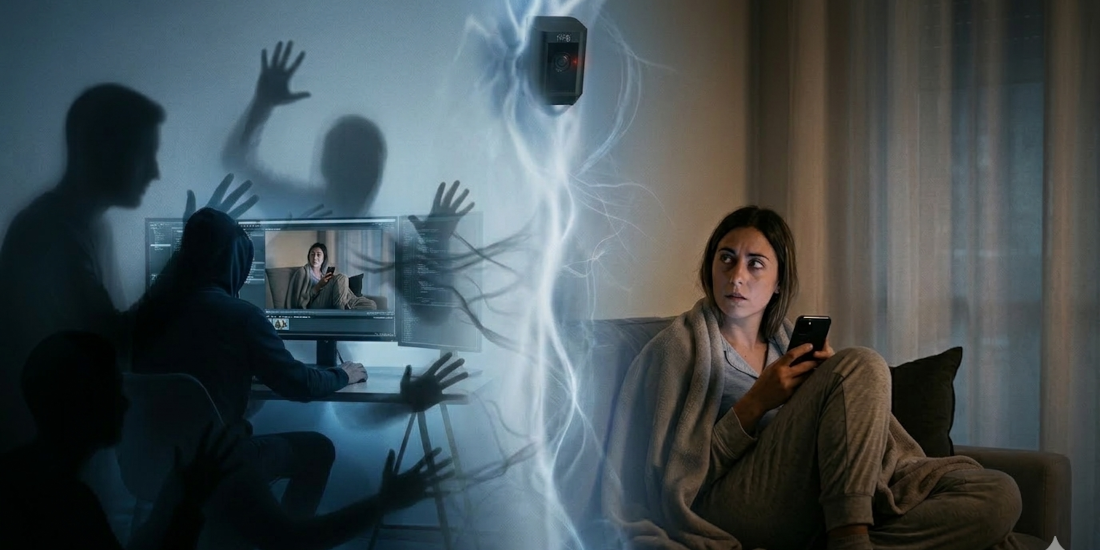 Un intruso ci guarda nella nostra casa