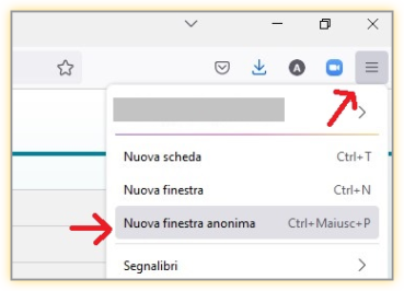 Navigazione anonina Firefox