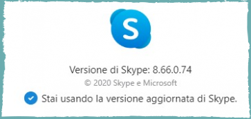 Skype versione 8.66.0.74
